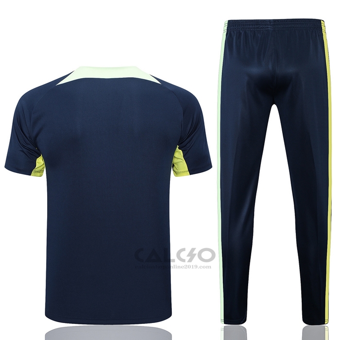 Tuta da Track Brasile Manica Corta 2022-2023 Blu
